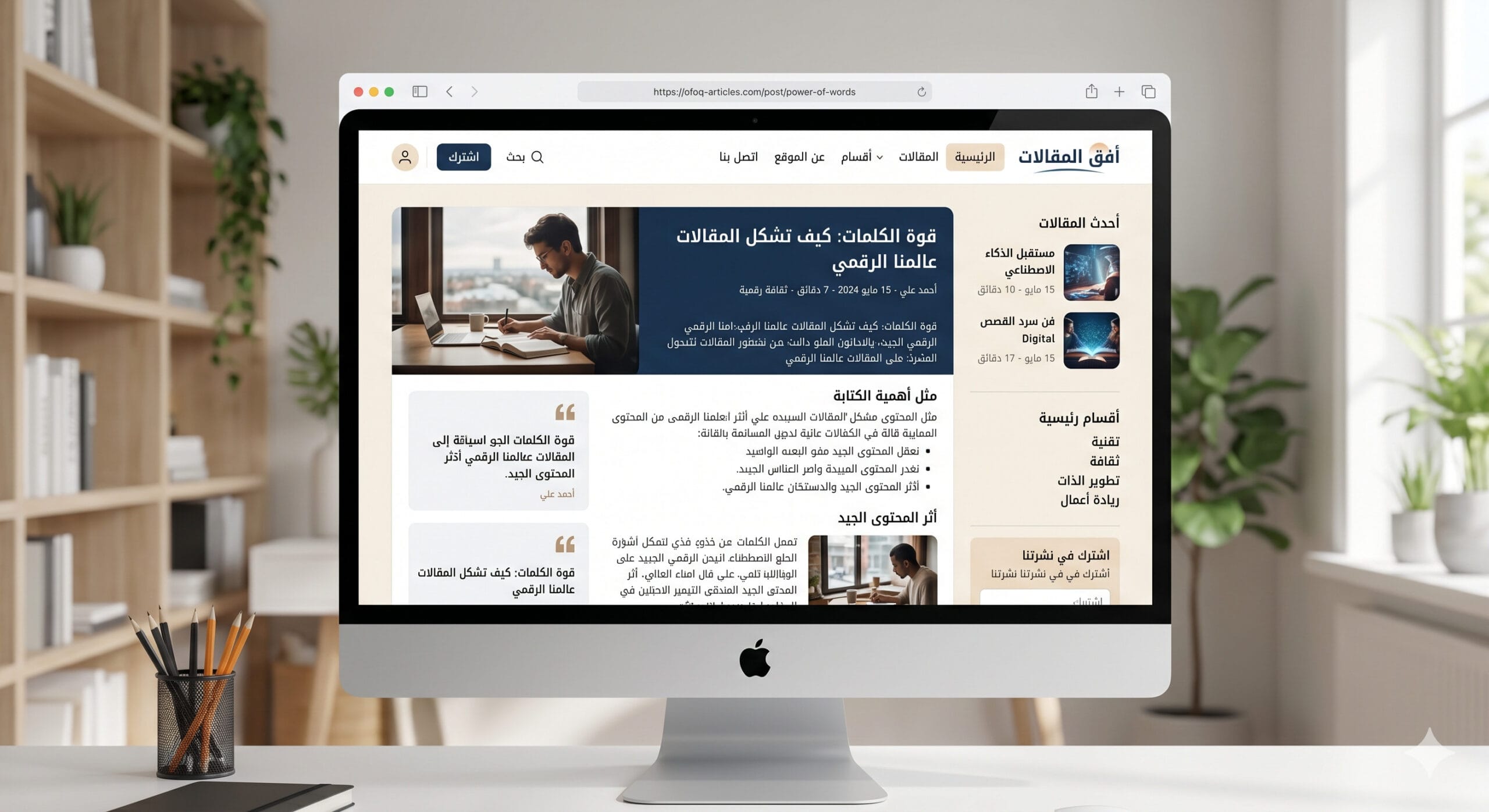 تصميم موقع إلكتروني