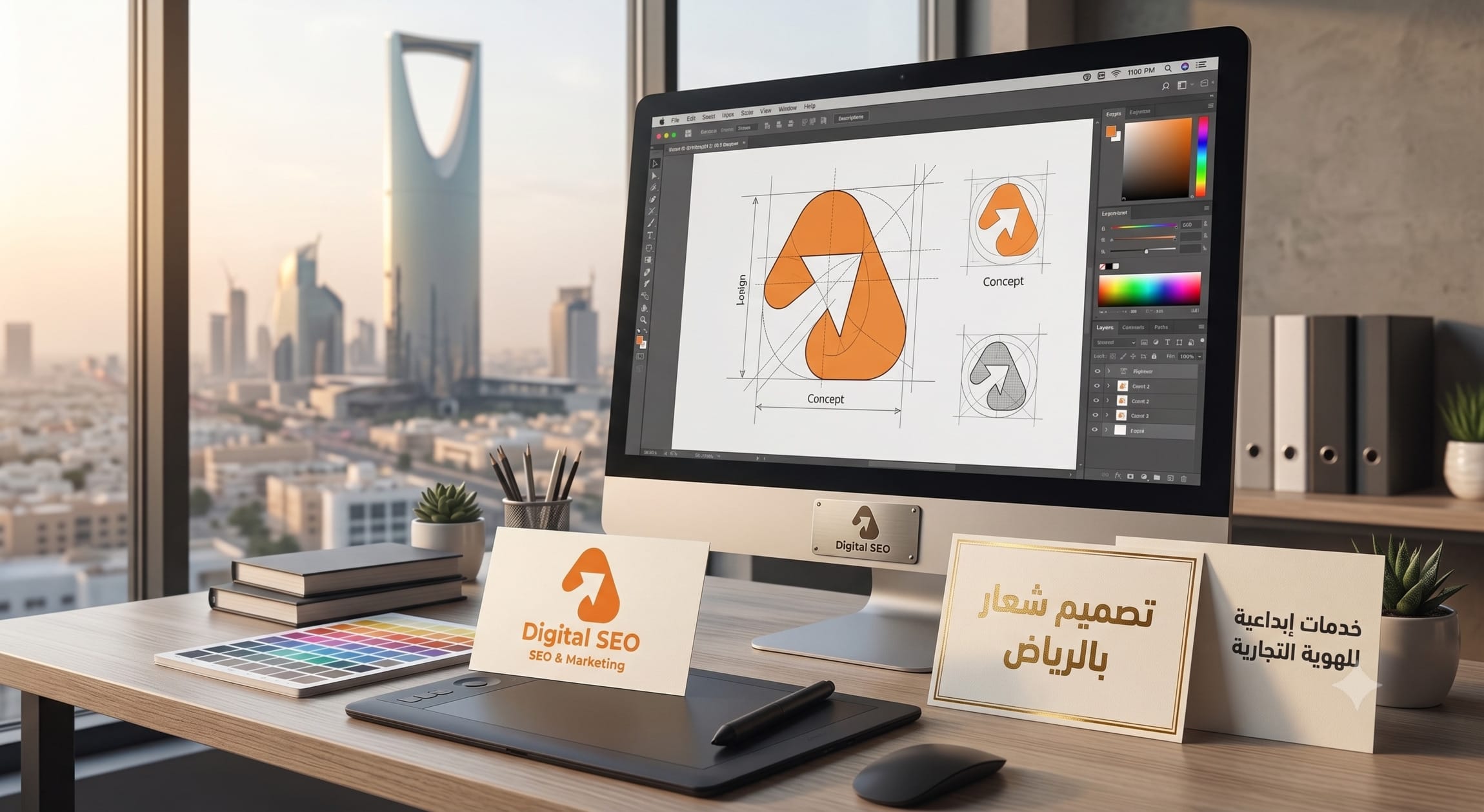 تصميم شعار بالرياض