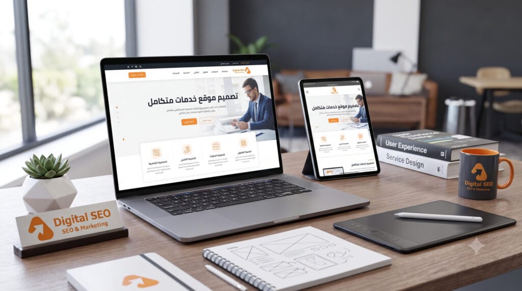 تصميم موقع خدمات