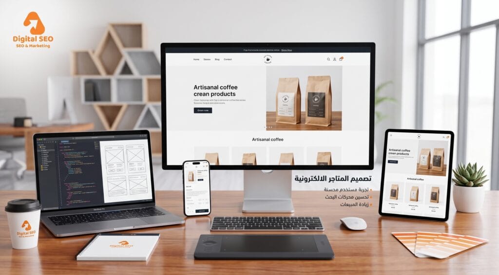 تصميم-المتاجر-الالكترونية