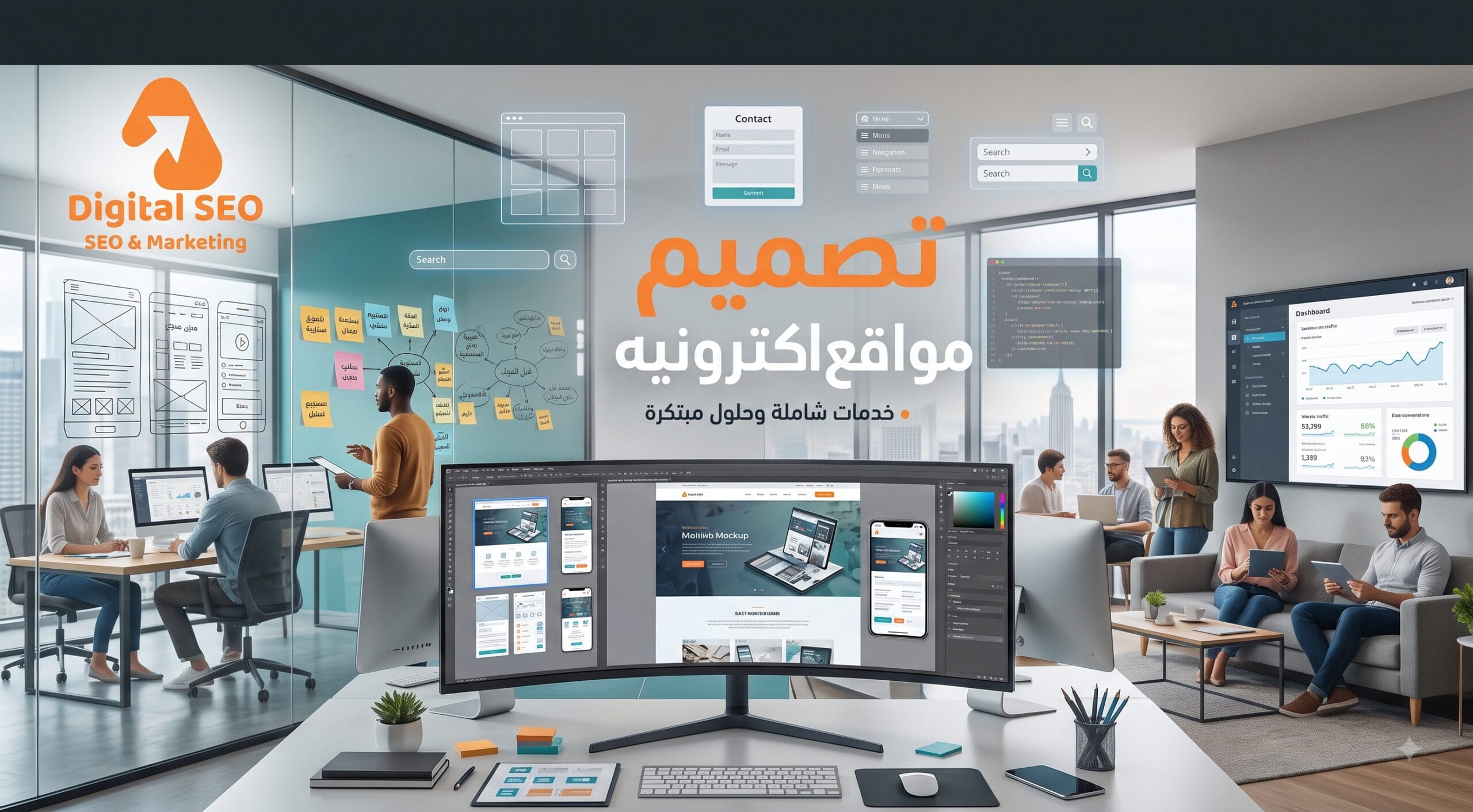 تصميم مواقع الكترونيه